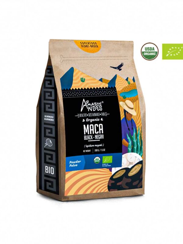 Maca Negra Gelatinizada en Polvo (200g)