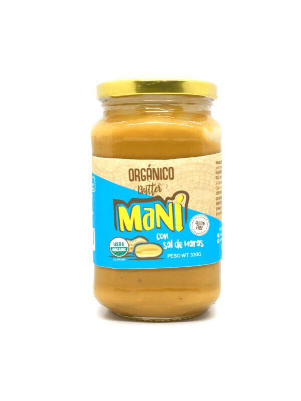 La mantequilla de maní con sal de Maras Chuncho de 330 gramos es un producto que combina la cremosidad y el sabor característico de la mantequilla de maní con un toque de sal de Maras, conocida por su pureza y sabor distintivo.