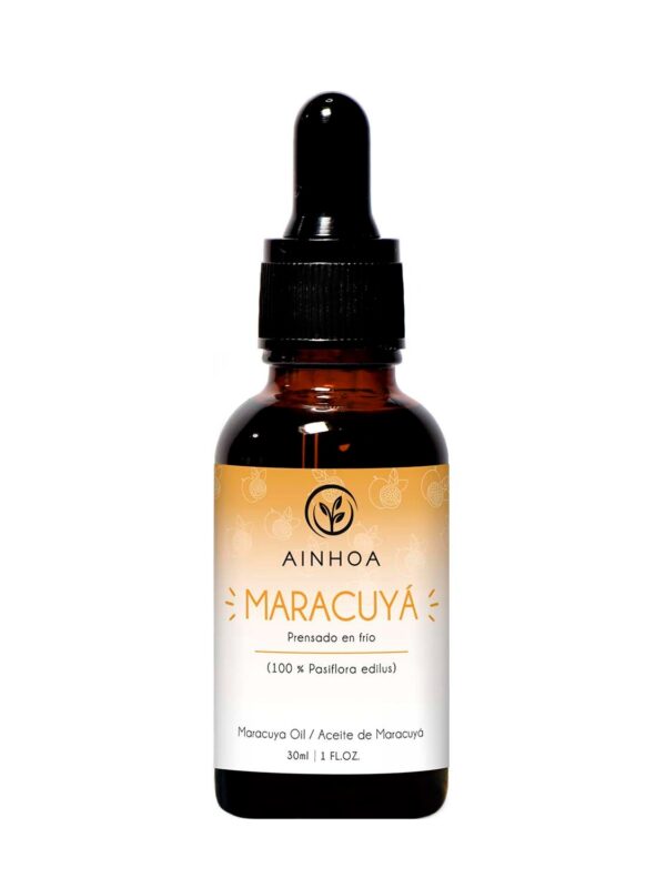 Aceite Vegetal de Maracuyá 100% puro, prensado en frío