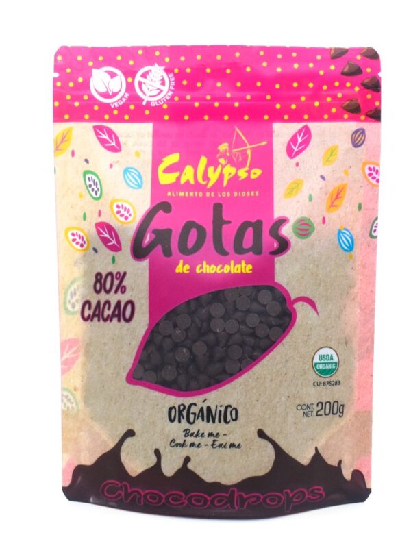 Chispas de chocolate 80% cacao doypack 200g