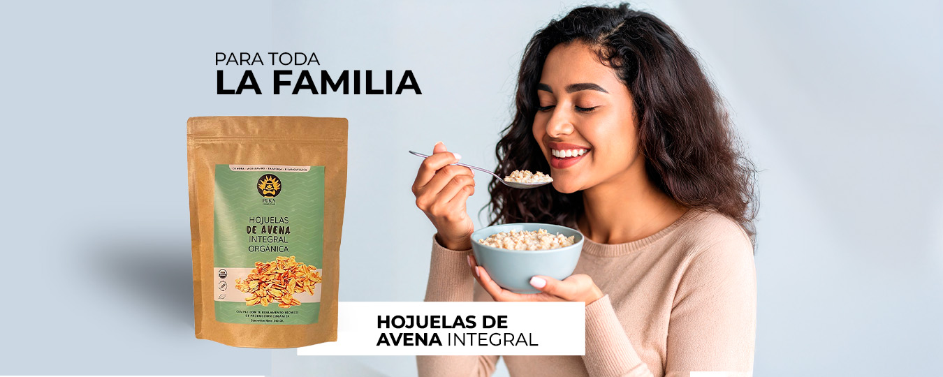 HOJUELAS DE AVENA INTEGRAL ORGANICA