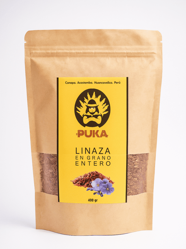 LINAZA DE GRANO ENTERO Linaza en Grano Entero PUKA 400g