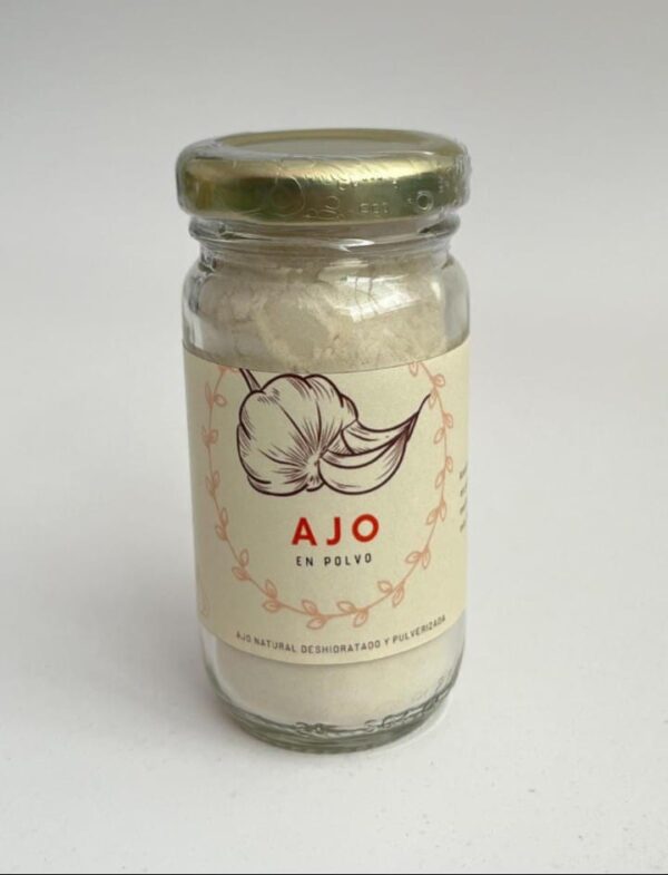 Ajo en polvo Puka Organic Food, 50 gr
