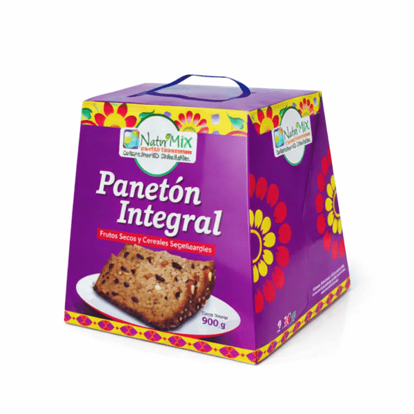 Panetón Nutrimix en caja original, panetón nutritivo ideal para Navidad