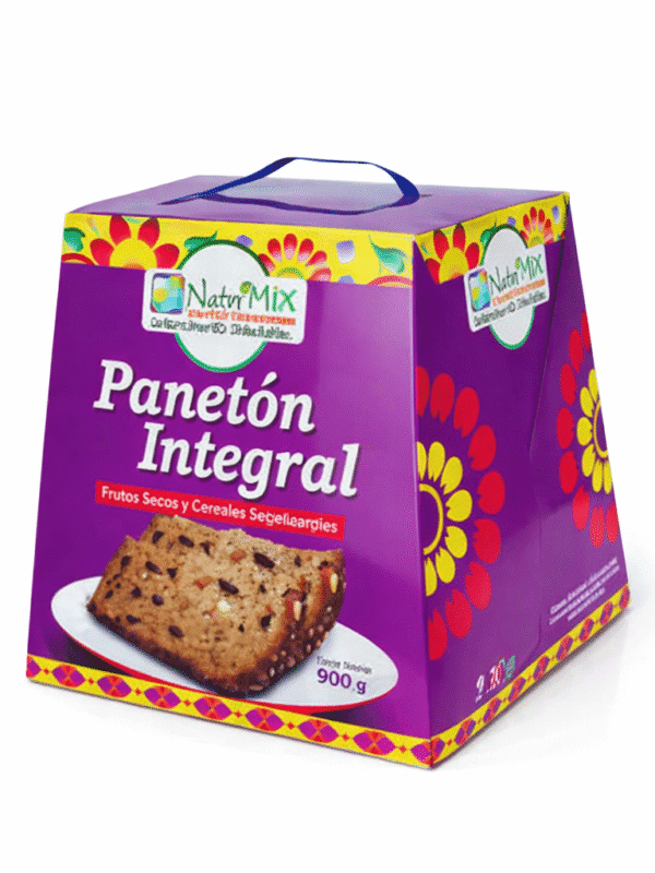 Panetón Nutrimix en caja original, panetón nutritivo ideal para Navidad